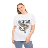 Fresh Start Rebirth, Rich In Immortality - Unisex Heavy Cotton Tee