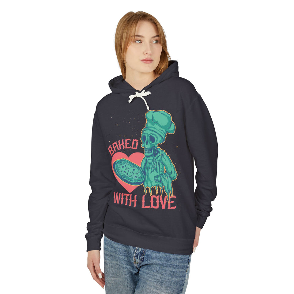 Baked With Love - Unisex Lightweight Cotton Hoodies