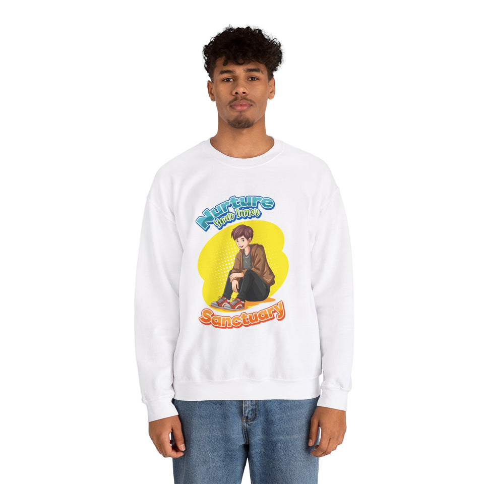 Nurture Your Inner Sanctuary - Unisex Heavy Blend™ Crewneck Sweatshirt