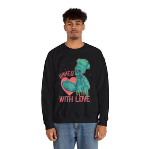 Baked With Love - Women's Heavy Blend™ Crewneck Sweatshirt