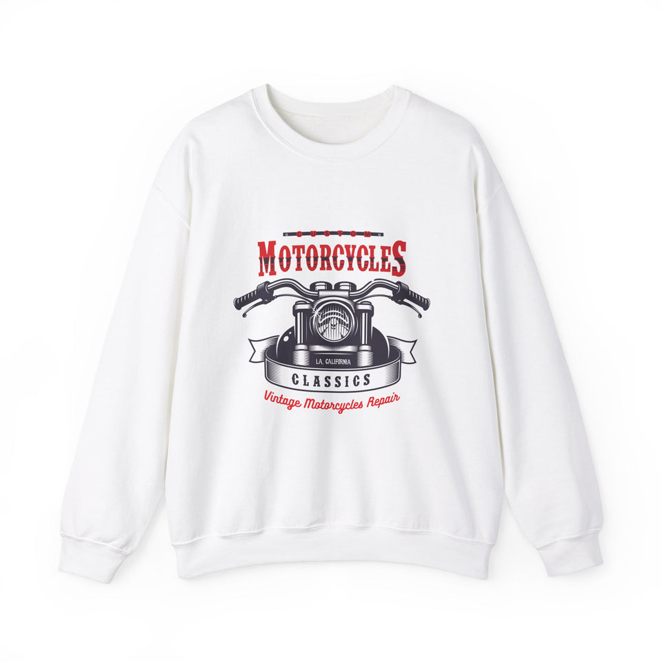 Vintage Motorcycle Repair - Unisex Heavy Blend™ Crewneck Sweatshirt