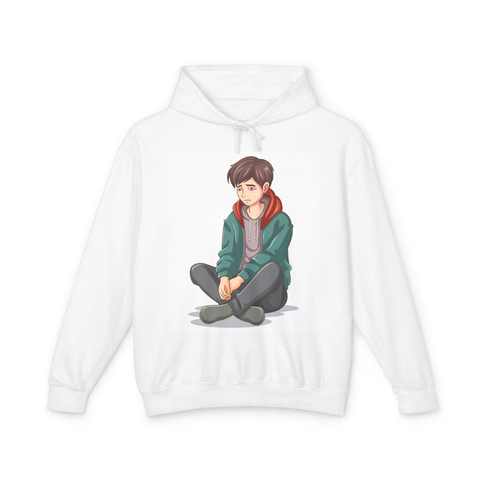 Anxious Male - Men's Lightweight Cotton Hoodies