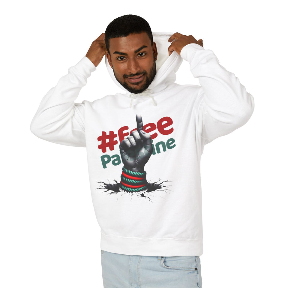 #Free Palestine - Unisex Lightweight Cotton Hoodies