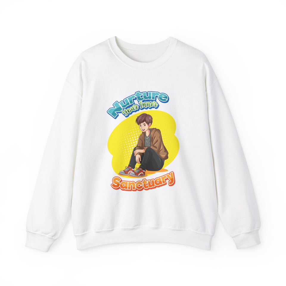 Nurture Your Inner Sanctuary - Unisex Heavy Blend™ Crewneck Sweatshirt
