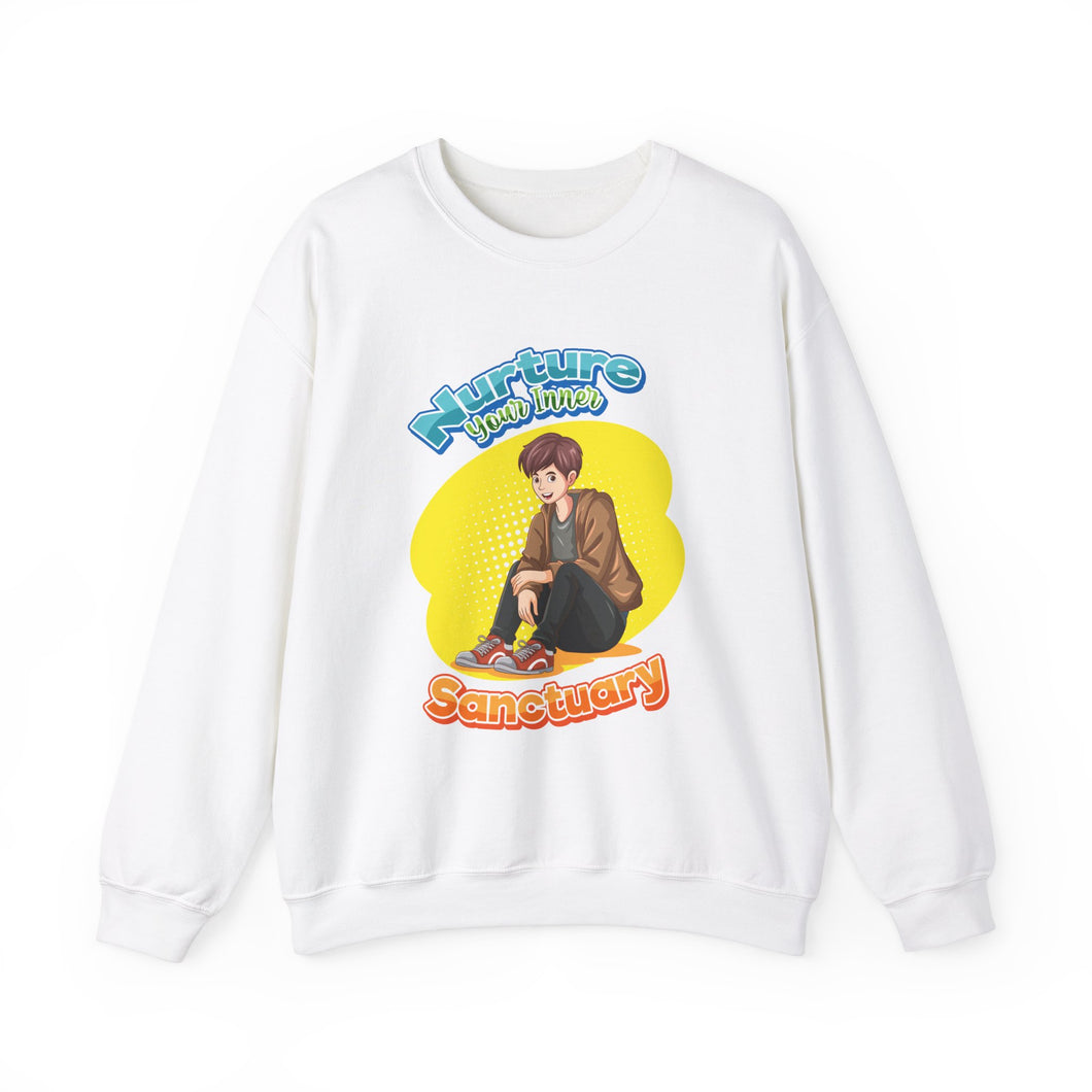 Nurture Your Inner Sanctuary - Unisex Heavy Blend™ Crewneck Sweatshirt