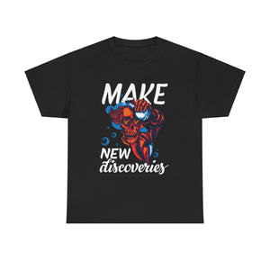 Make New Discoveries - Unisex Heavy Cotton Tee