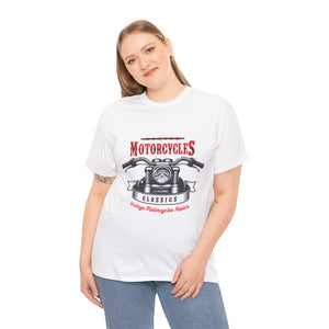 Vintage Motorcycles Repair - Unisex Heavy Cotton Tee