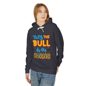 Take THE BULL by the HORNS - Unisex Lightweight Cotton Hoodies