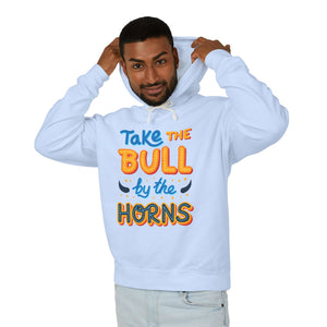 Take THE BULL by the HORNS - Unisex Lightweight Cotton Hoodies