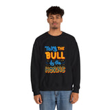 Take THE BULL by the HORNS - Unisex Heavy Blend™ Crewneck Sweatshirt