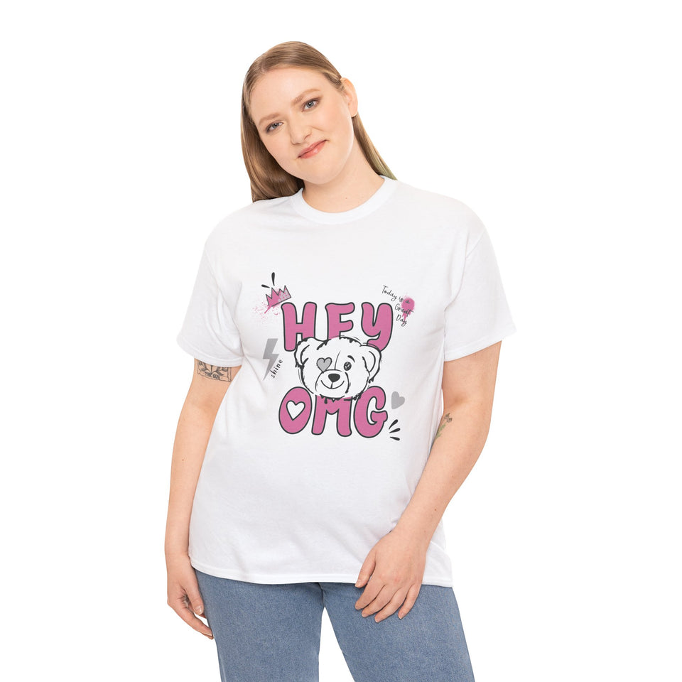 Hey Omg - Women's Heavy Cotton Tee