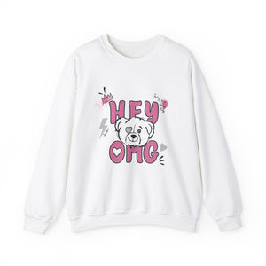 Hey! OMG - Women's Heavy Blend™ Crewneck Sweatshirt