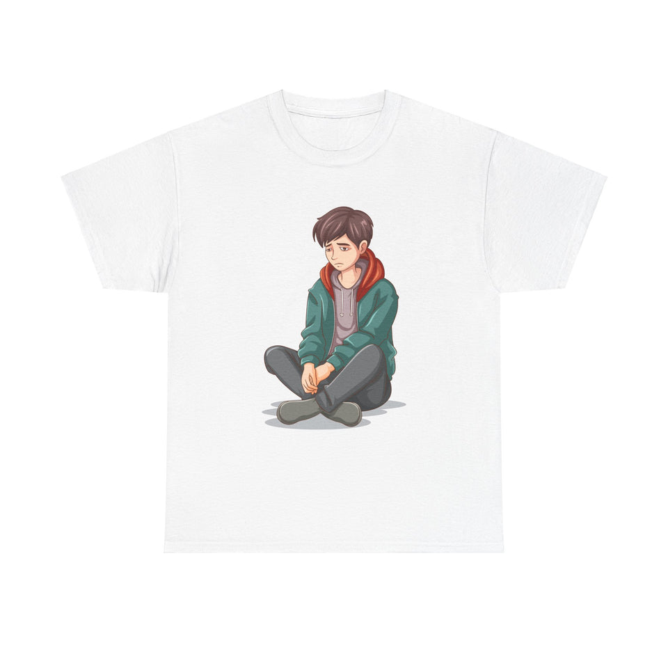 Anxious Male - Men's Heavy Cotton Tee