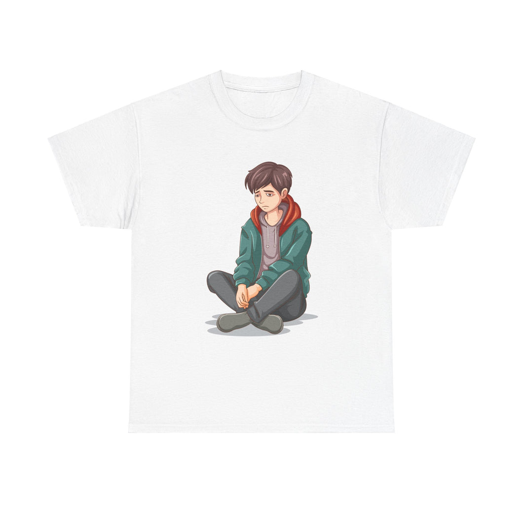 Anxious Male - Men's Heavy Cotton Tee