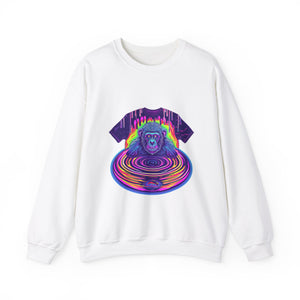 Rainbow Monkey Friendly Club - Unisex Heavy Blend™ Crewneck Sweatshirt