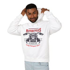 Vintage Motorcycles Repair - Unisex Lightweight Cotton Hoodies