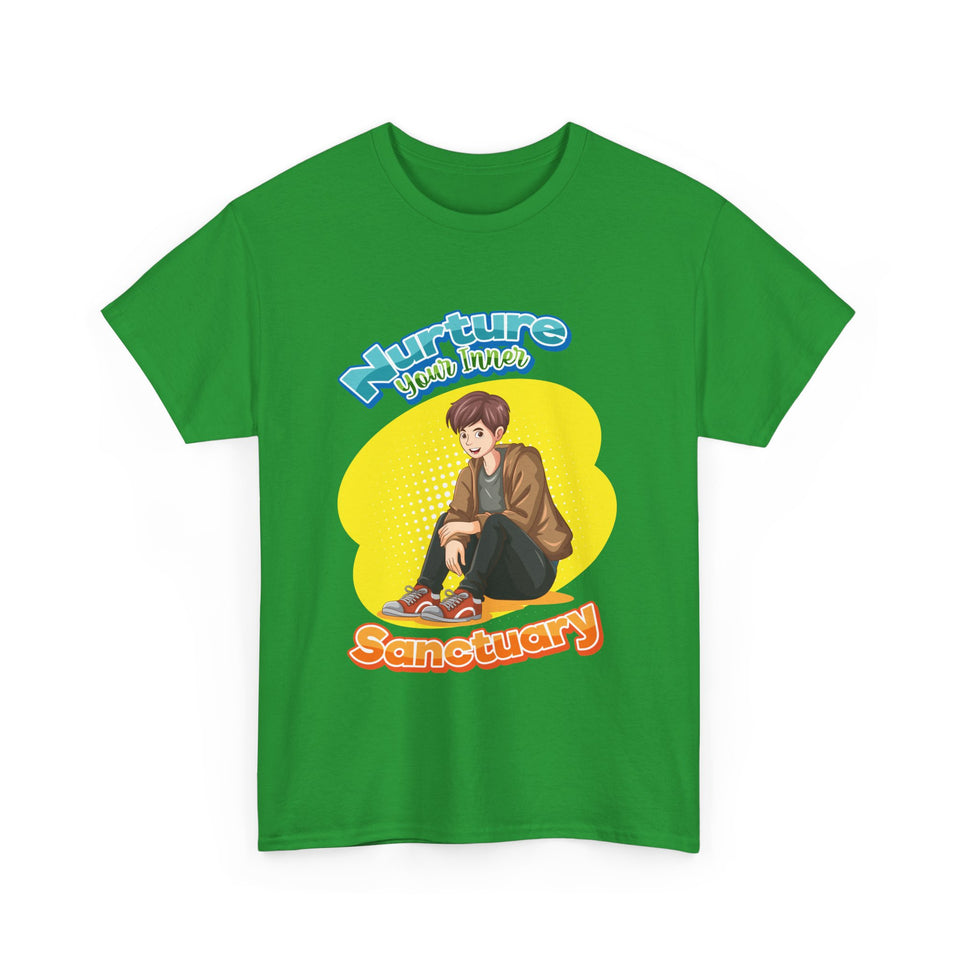 Nurture Your Inner Sanctuary - Men's Heavy Cotton Tee