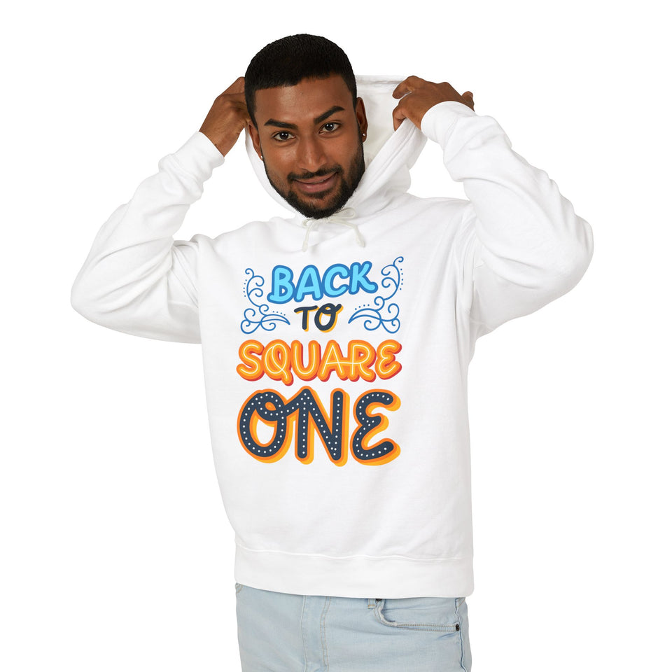 Back To Square One - Unisex Lightweight Cotton Hoodies