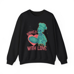 Baked With Love - Women's Heavy Blend™ Crewneck Sweatshirt