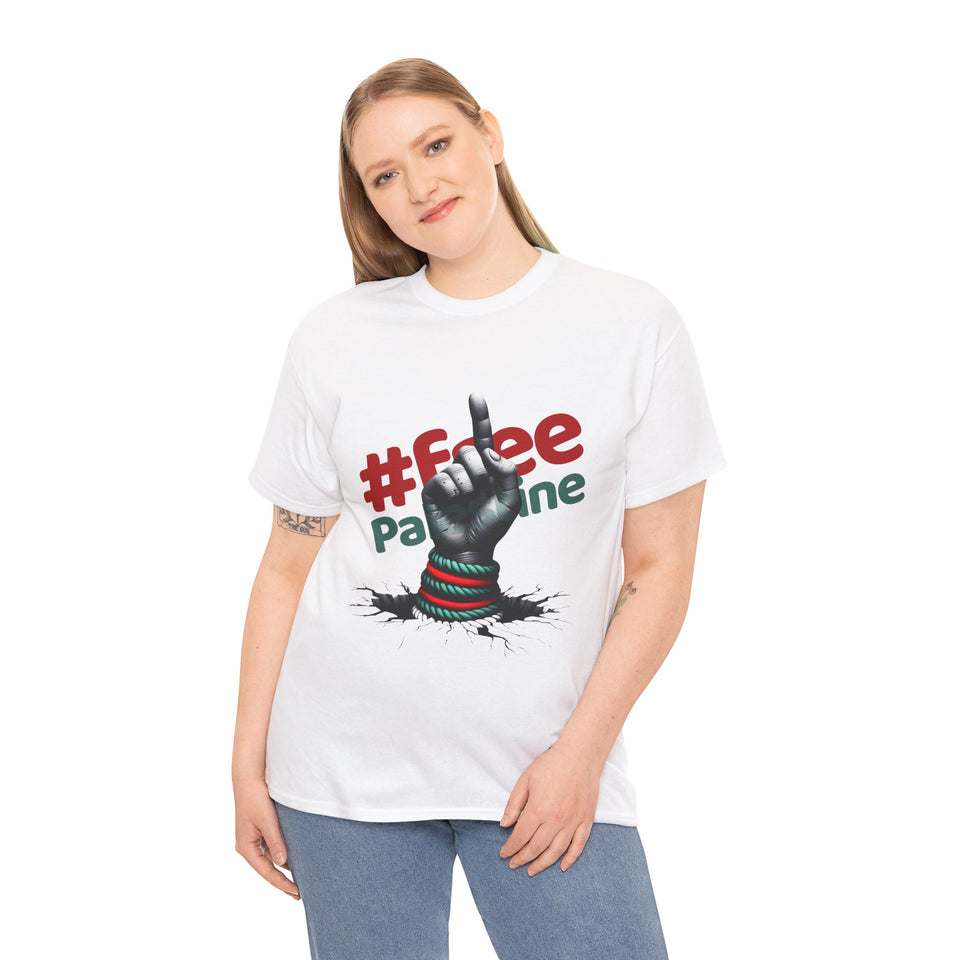 #Free Palestine - Unisex Heavy Cotton Tee