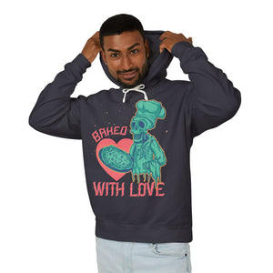 Baked With Love - Unisex Lightweight Cotton Hoodies