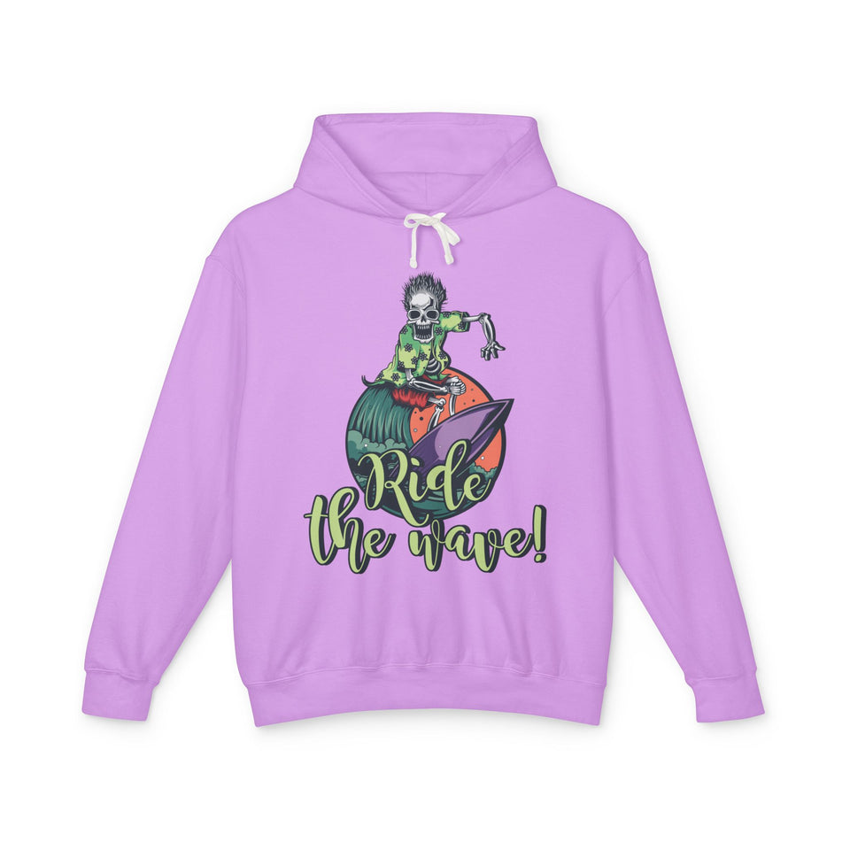 Ride The Wave! - Unisex Lightweight Cotton Hoodies