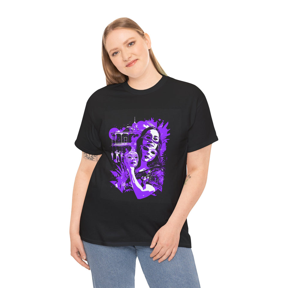 Mask Girl - Women's Heavy Cotton Tee