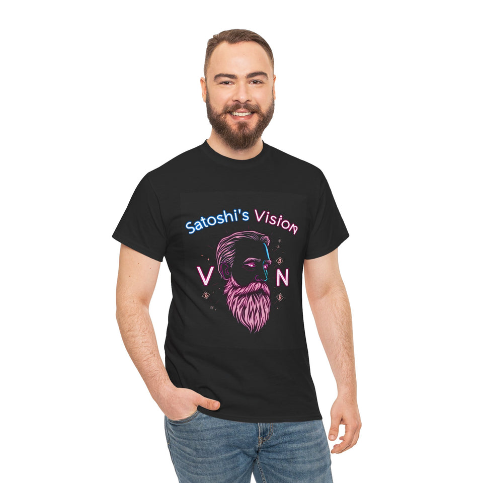 Satoshi's Vision - Unisex Heavy Cotton Tee
