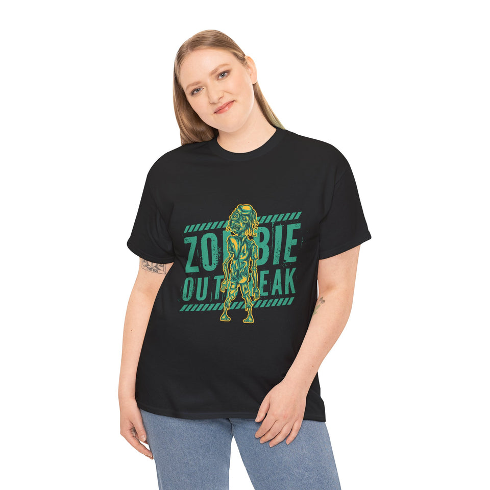Zombie Outbreak - Unisex Heavy Cotton Tee