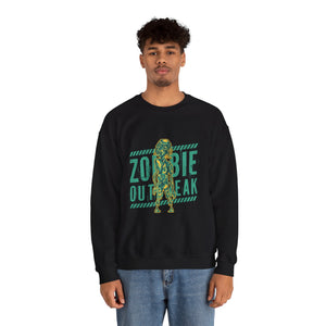 Zombie Outbreak - Unisex Heavy Blend™ Crewneck Sweatshirt
