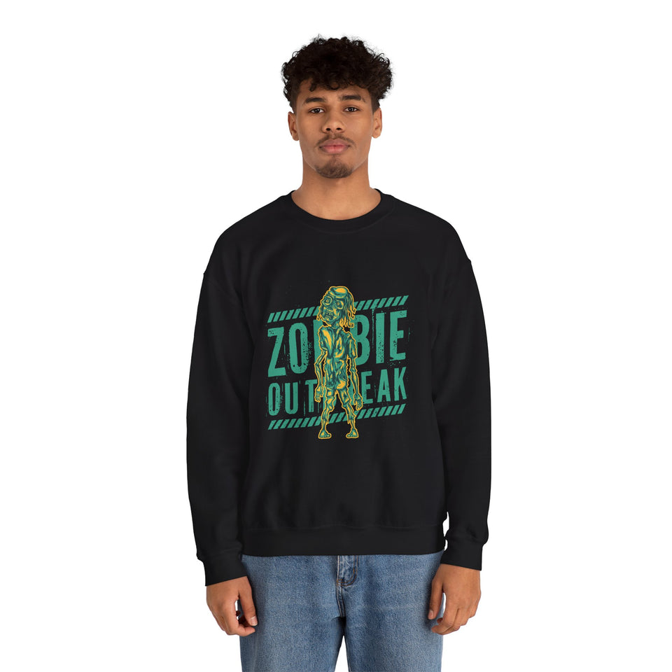 Zombie Outbreak - Unisex Heavy Blend™ Crewneck Sweatshirt