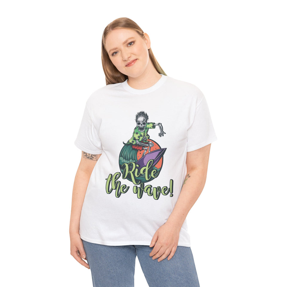 Ride The Wave - Unisex Heavy Cotton Tee