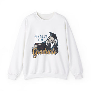 FINALLY I'M Graduate - Unisex Heavy Blend™ Crewneck Sweatshirt