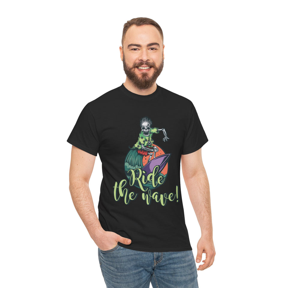 Ride The Wave - Unisex Heavy Cotton Tee
