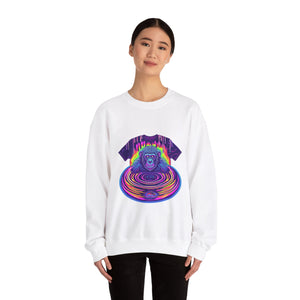 Rainbow Monkey Friendly Club - Unisex Heavy Blend™ Crewneck Sweatshirt