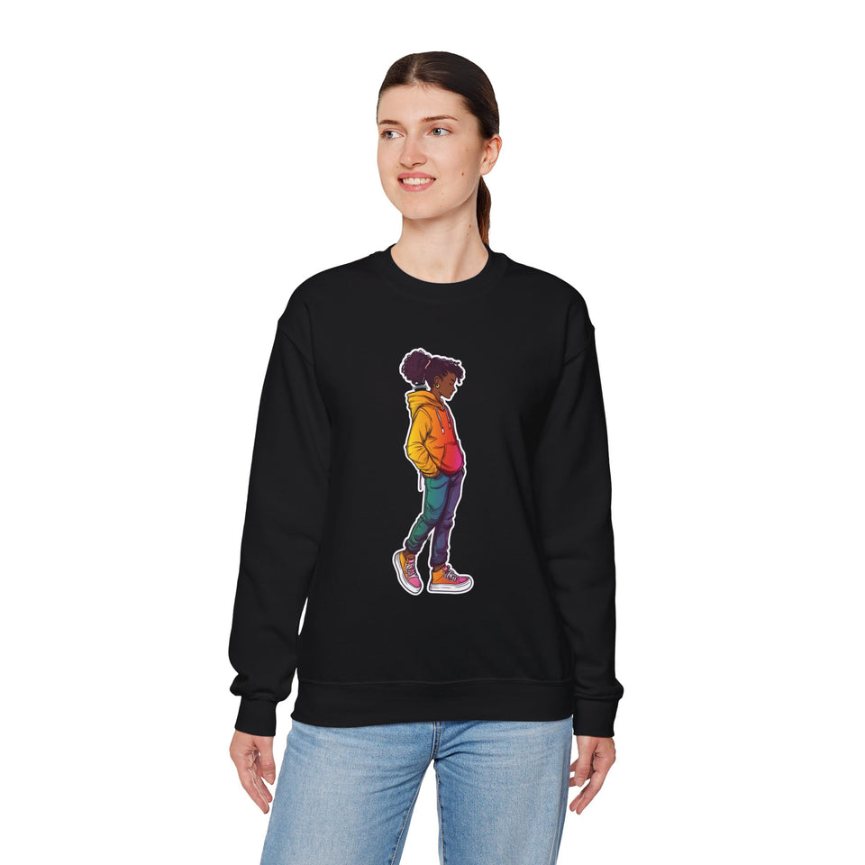 Black Girl Magic - Women's Heavy Blend™ Crewneck Sweatshirt