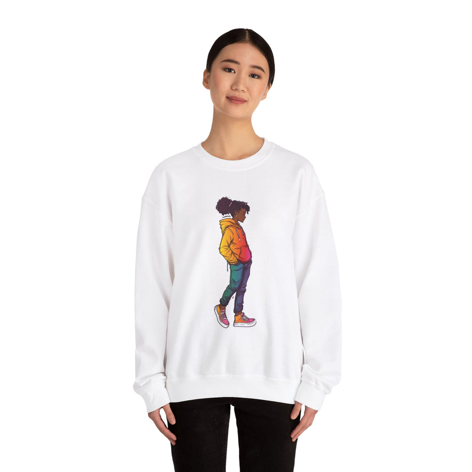 Black Girl Magic - Women's Heavy Blend™ Crewneck Sweatshirt