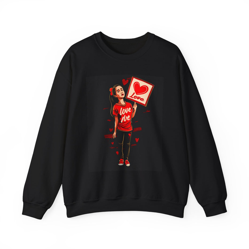 Love - Women's Heavy Blend™ Crewneck Sweatshirt