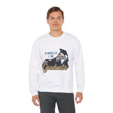 FINALLY I'M Graduate - Unisex Heavy Blend™ Crewneck Sweatshirt