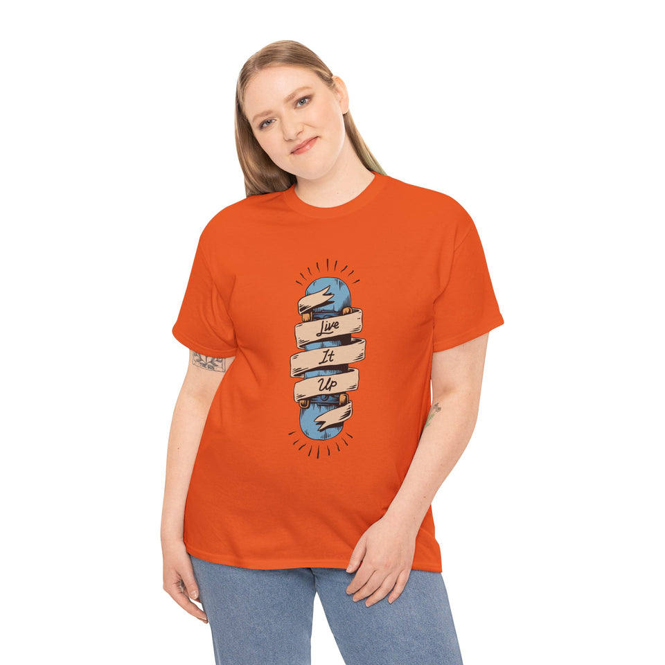 Live It Up - Unisex Heavy Cotton Tee