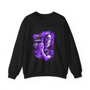 Mask Girl - Unisex Heavy Blend™ Crewneck Sweatshirt