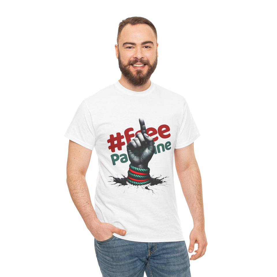 #Free Palestine - Unisex Heavy Cotton Tee