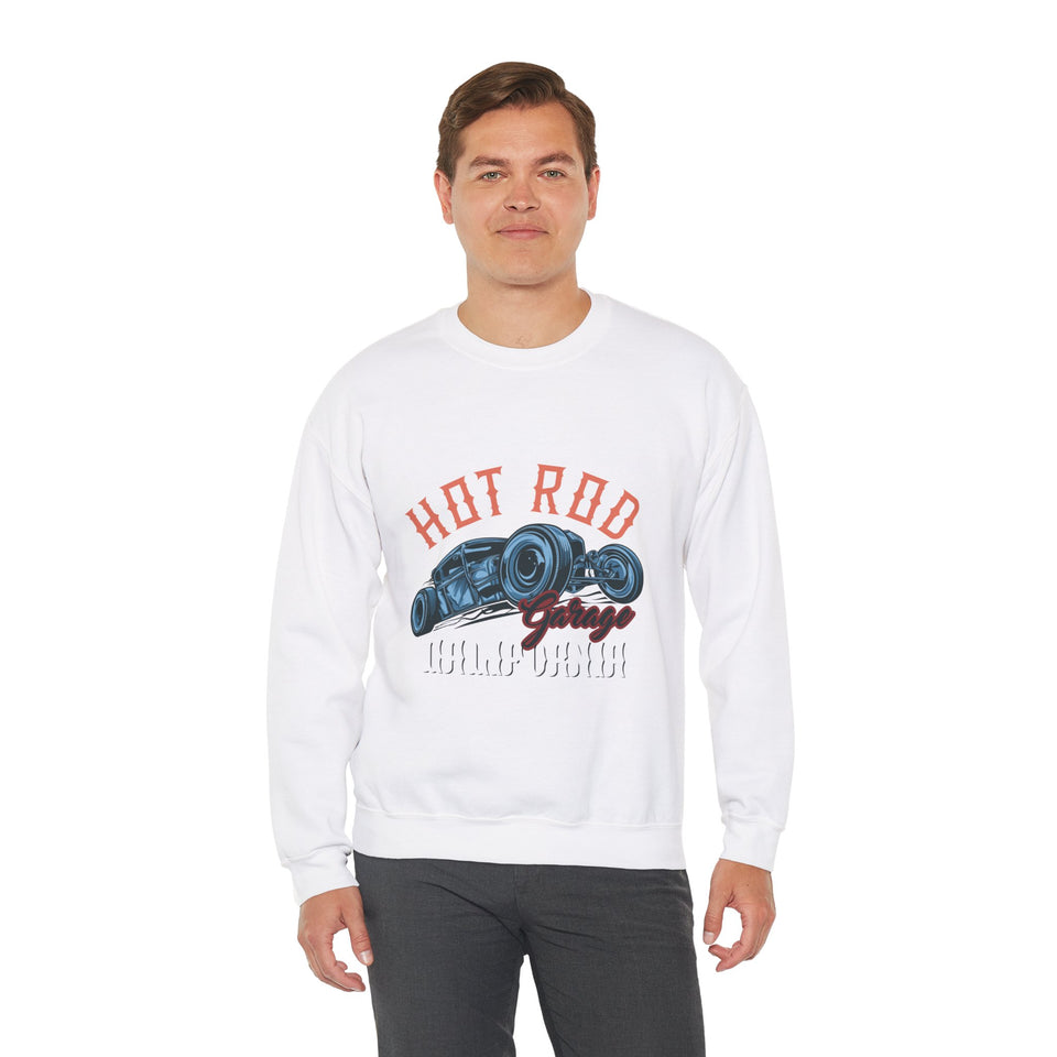 HOT ROD Garage - Unisex Heavy Blend™ Crewneck Sweatshirt