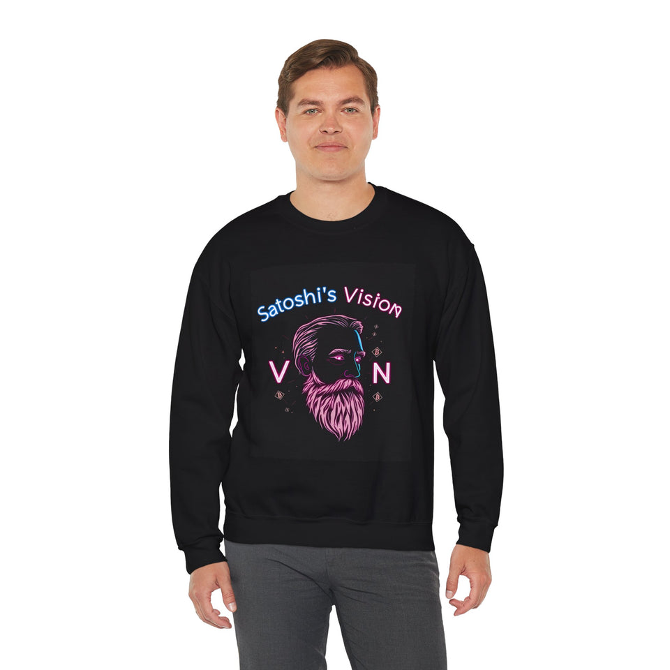 Satoshi's Vision - Unisex Heavy Blend™ Crewneck Sweatshirt