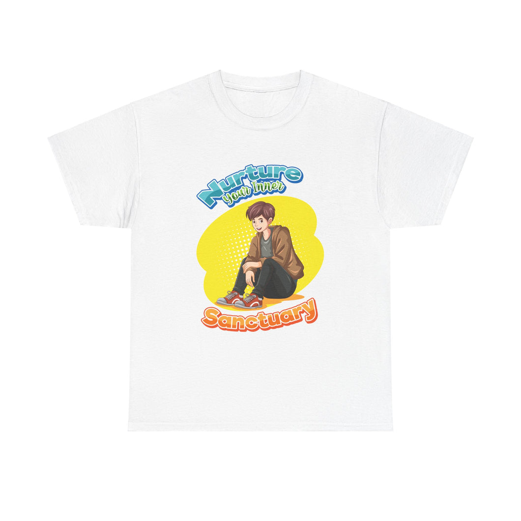 Nurture Your Inner Sanctuary - Men's Heavy Cotton Tee