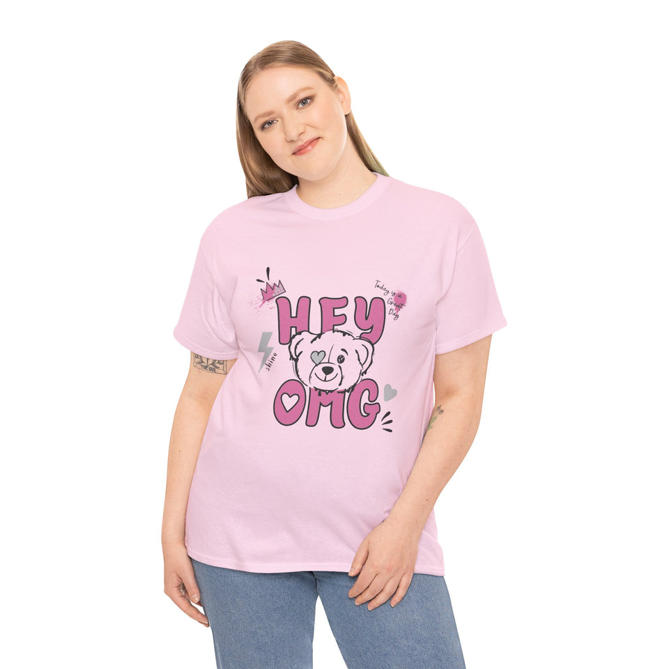 Hey Omg - Women's Heavy Cotton Tee