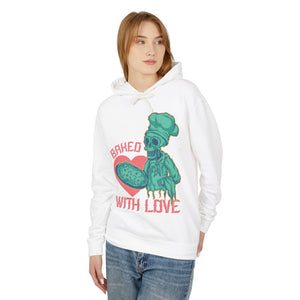 Baked With Love - Unisex Lightweight Cotton Hoodies