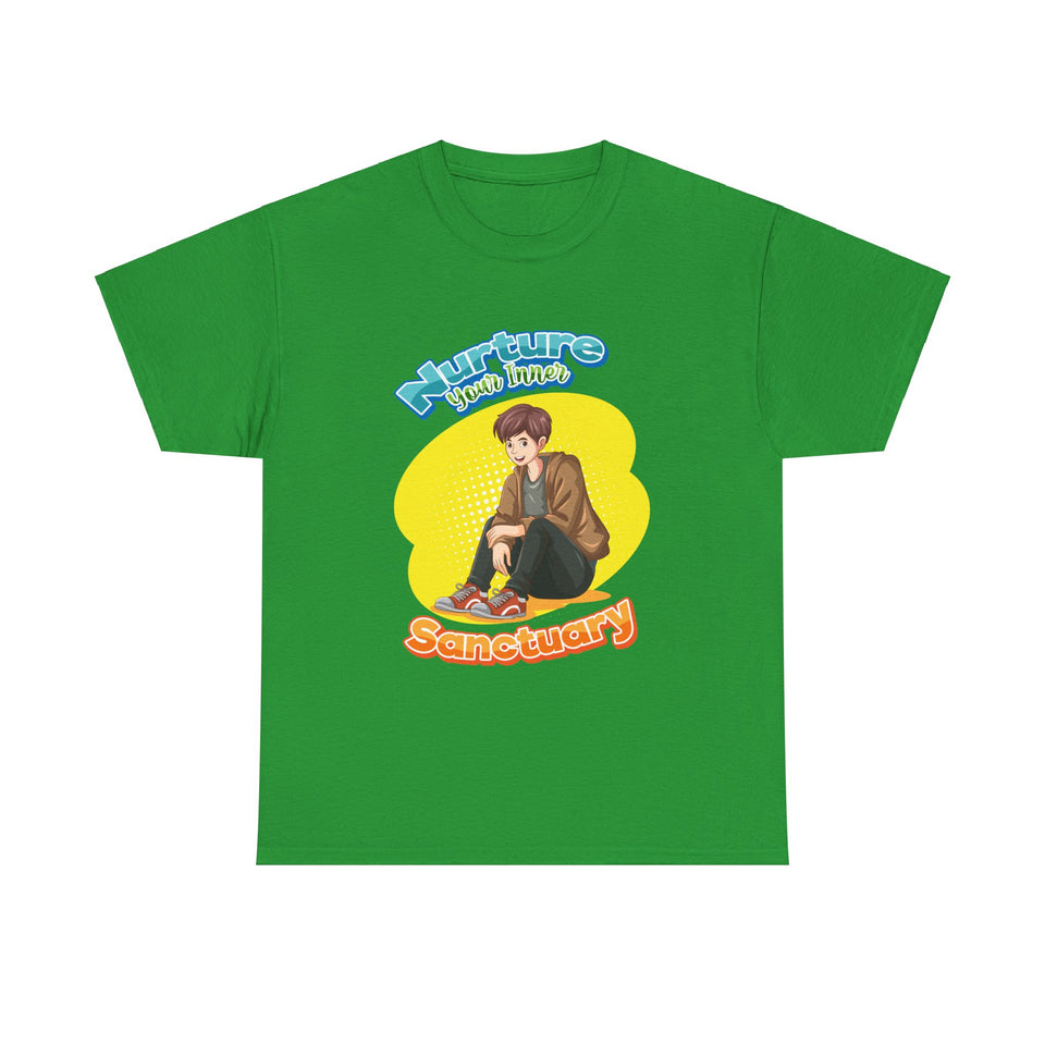 Nurture Your Inner Sanctuary - Men's Heavy Cotton Tee
