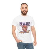 Beware Angry Bull! - Unisex Heavy Cotton Tee