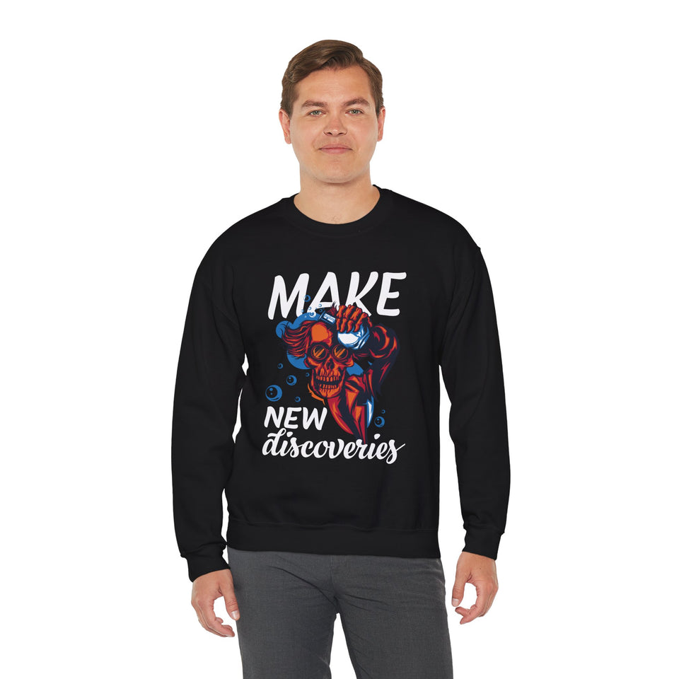 Make! New Discoveries - Unisex Heavy Blend™ Crewneck Sweatshirt